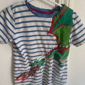 Mini Boden 6/7 dragon shirt